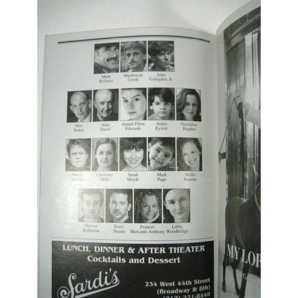 Jerusalem Playbill 2011 The Music Box Ticket Flyer Mark Rylance John Gallagher - Picture 8 of 11